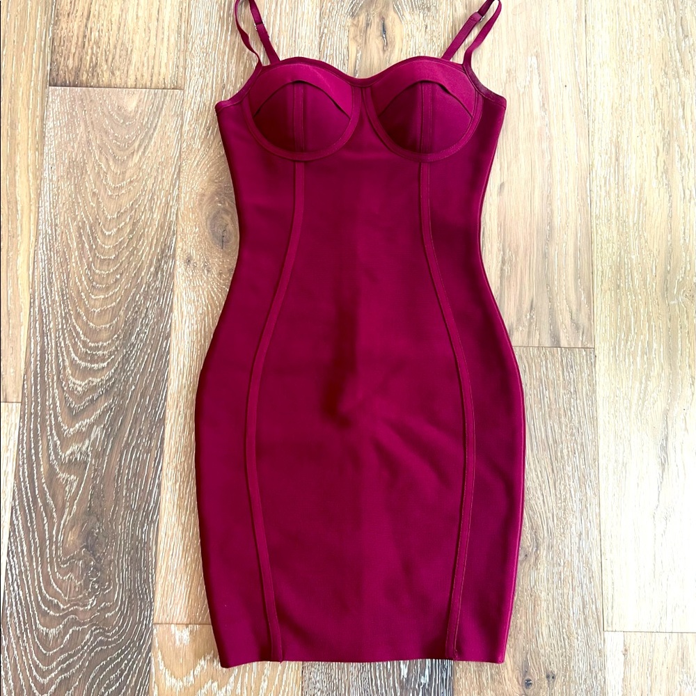 BANDAGE MIDI bodycon dress